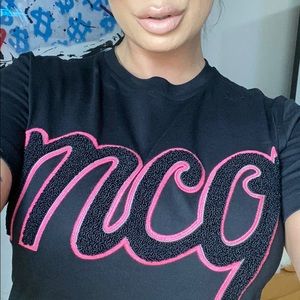 McQ by Alexander McQueen Black T Shirt Dress